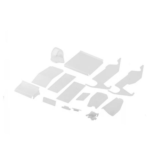 HackFab Losi Mini-B Bolt-On Sprint Car Lexan Body Kit (Clear) [HFB02045] - Picture 2 of 7